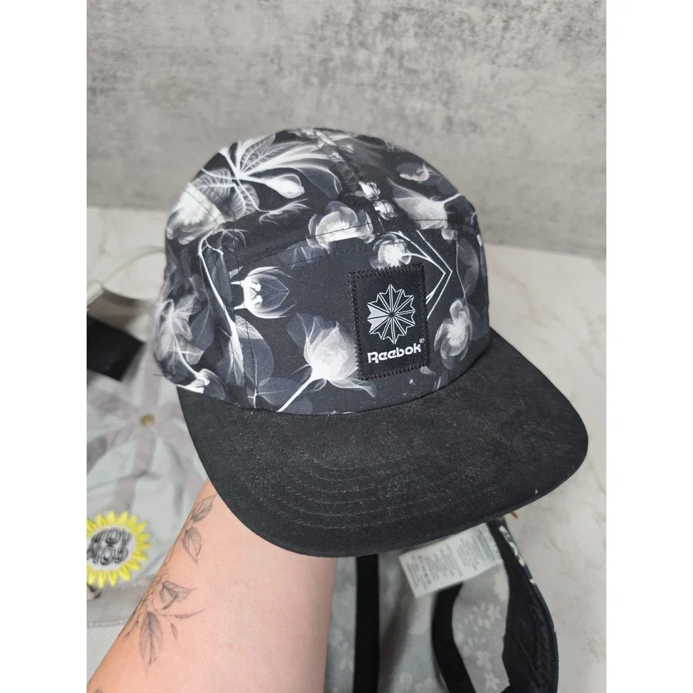 Mens Hat Bundle Volcom Sunflower Empyre Floral Reebok Classic 5 Panel 3pc Lot